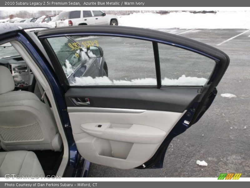 Azurite Blue Metallic / Warm Ivory 2010 Subaru Legacy 2.5i Premium Sedan