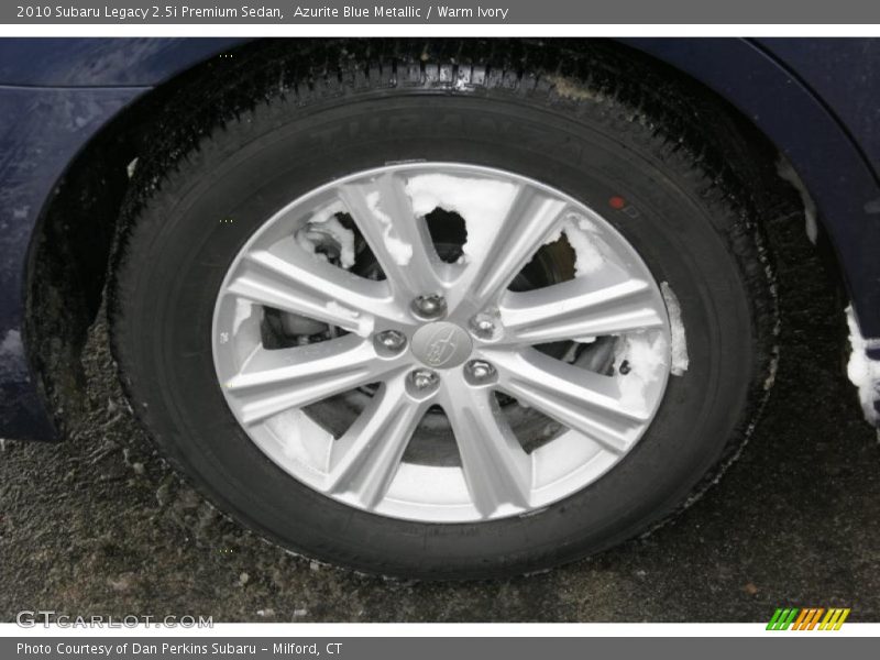 Azurite Blue Metallic / Warm Ivory 2010 Subaru Legacy 2.5i Premium Sedan
