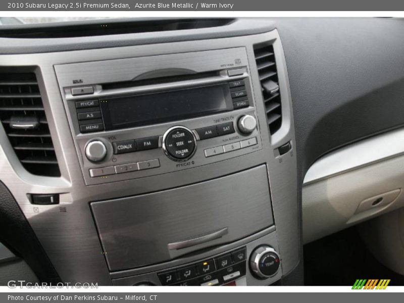 Azurite Blue Metallic / Warm Ivory 2010 Subaru Legacy 2.5i Premium Sedan