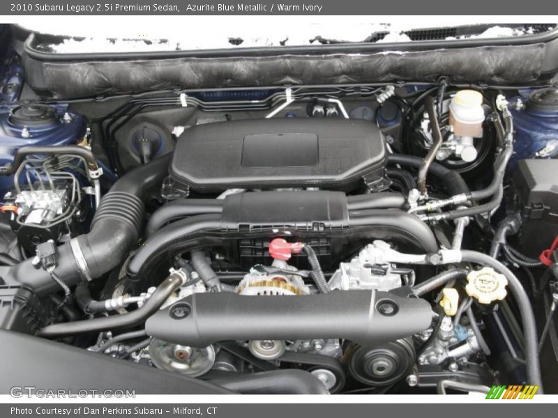 Azurite Blue Metallic / Warm Ivory 2010 Subaru Legacy 2.5i Premium Sedan