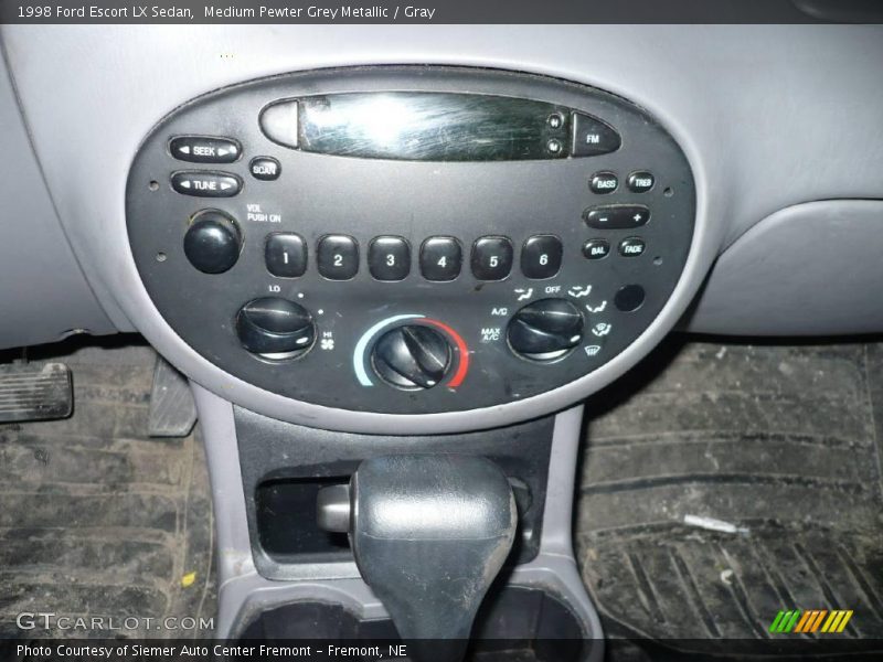Medium Pewter Grey Metallic / Gray 1998 Ford Escort LX Sedan