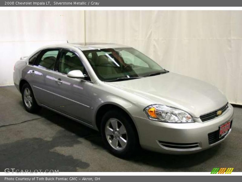 Silverstone Metallic / Gray 2008 Chevrolet Impala LT
