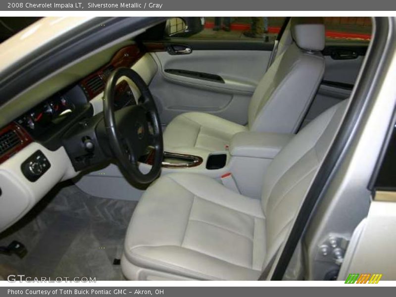 Silverstone Metallic / Gray 2008 Chevrolet Impala LT