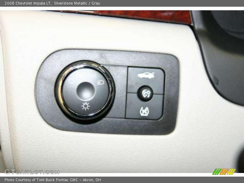 Silverstone Metallic / Gray 2008 Chevrolet Impala LT