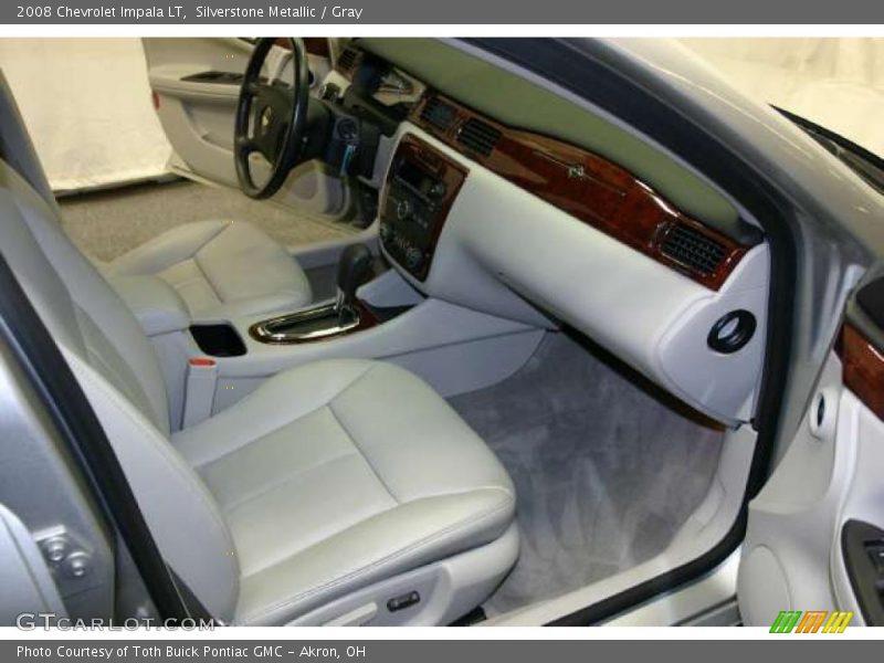 Silverstone Metallic / Gray 2008 Chevrolet Impala LT