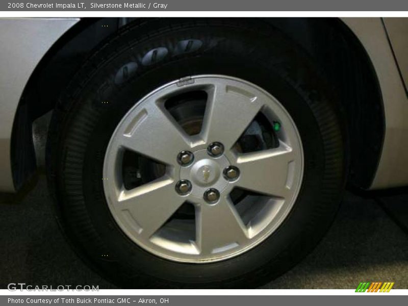 Silverstone Metallic / Gray 2008 Chevrolet Impala LT