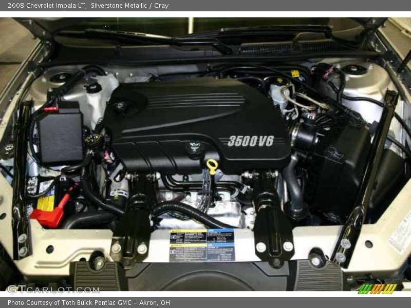 Silverstone Metallic / Gray 2008 Chevrolet Impala LT
