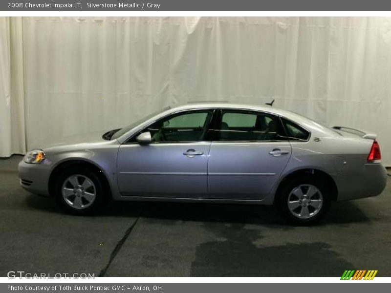 Silverstone Metallic / Gray 2008 Chevrolet Impala LT