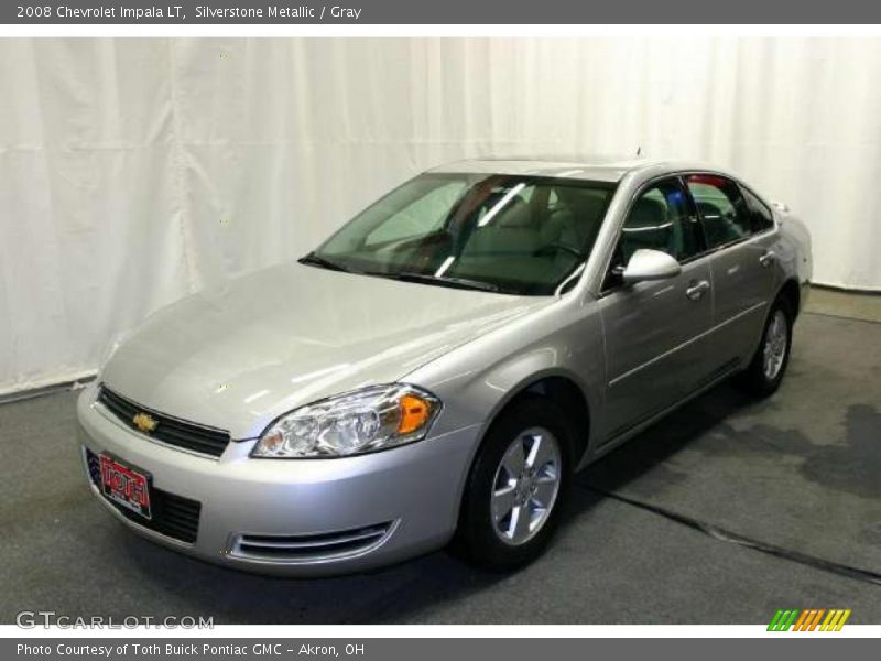 Silverstone Metallic / Gray 2008 Chevrolet Impala LT
