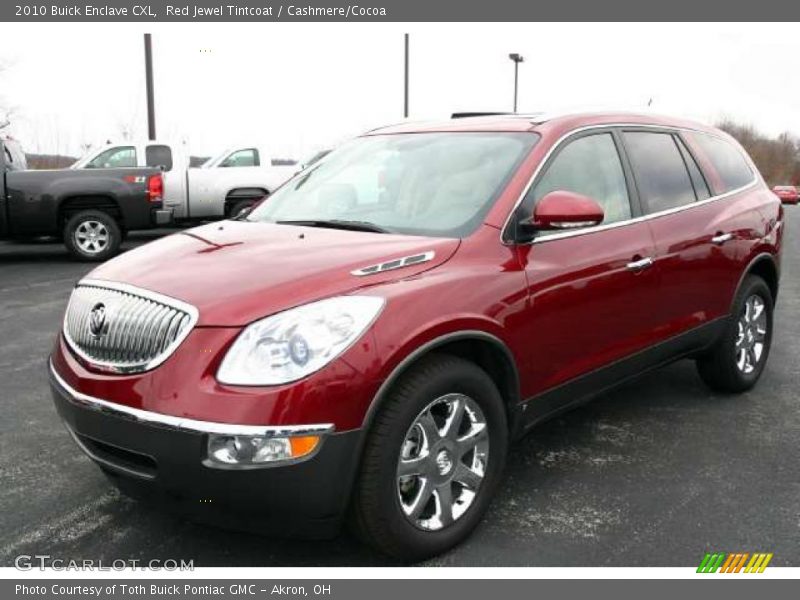 Red Jewel Tintcoat / Cashmere/Cocoa 2010 Buick Enclave CXL