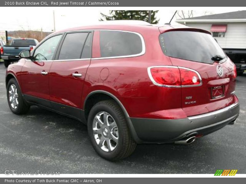 Red Jewel Tintcoat / Cashmere/Cocoa 2010 Buick Enclave CXL