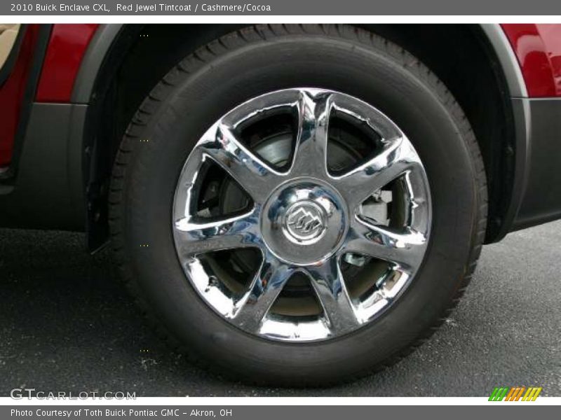 Red Jewel Tintcoat / Cashmere/Cocoa 2010 Buick Enclave CXL