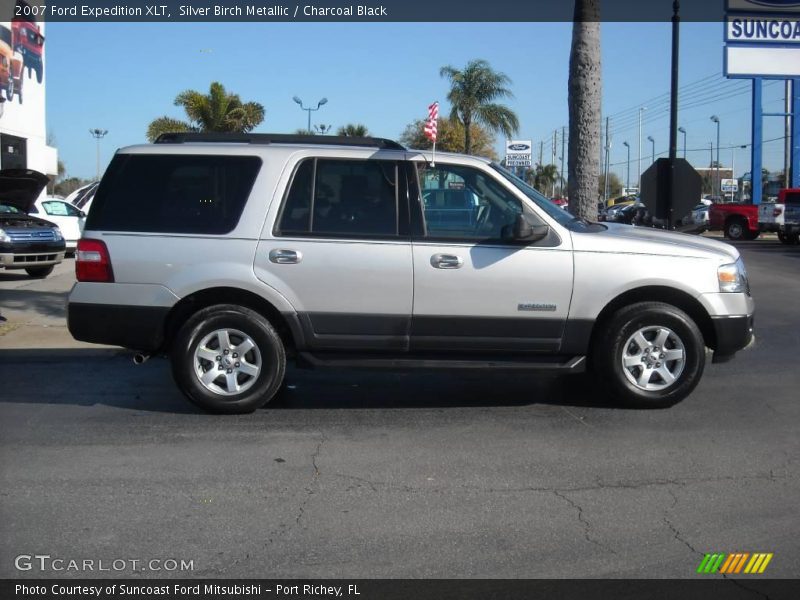 Silver Birch Metallic / Charcoal Black 2007 Ford Expedition XLT