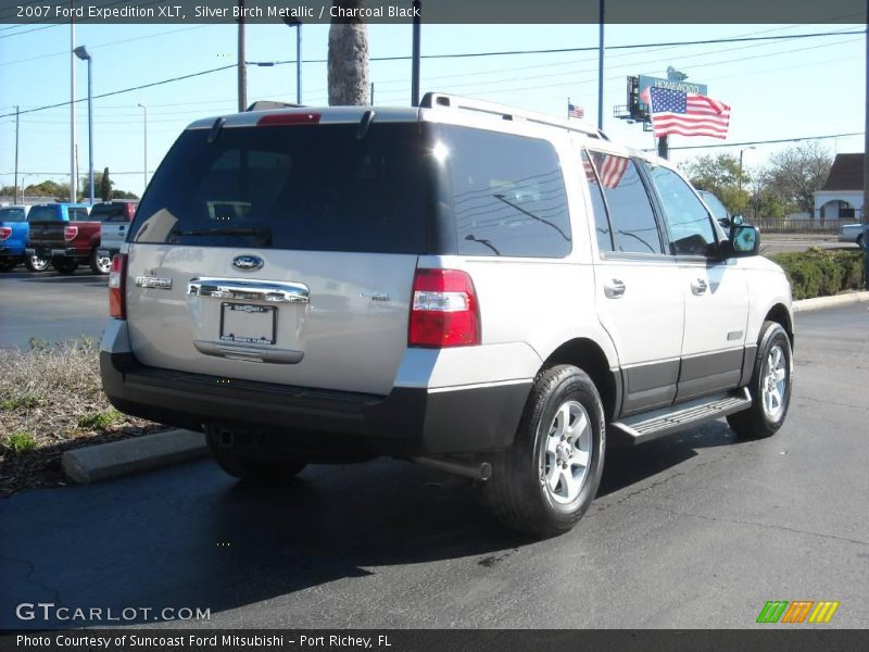 Silver Birch Metallic / Charcoal Black 2007 Ford Expedition XLT