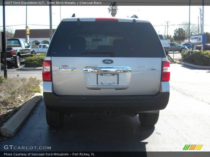 Silver Birch Metallic / Charcoal Black 2007 Ford Expedition XLT