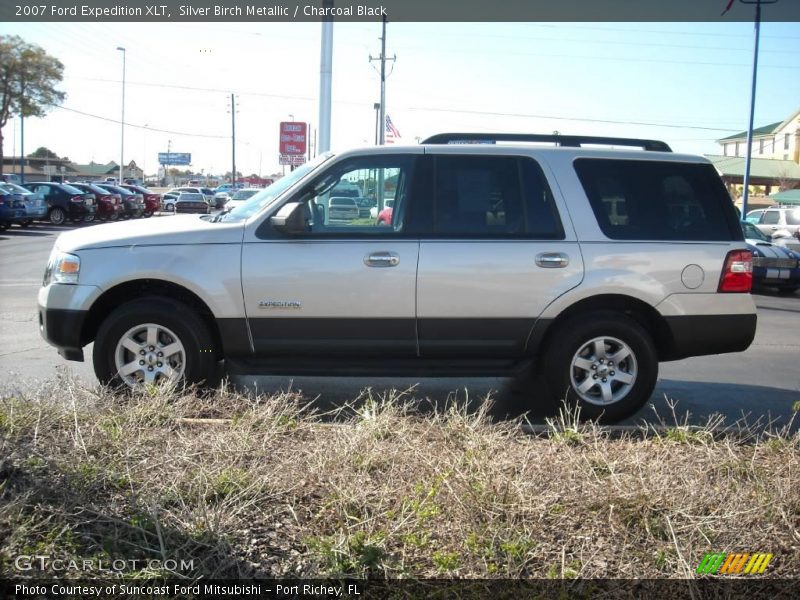 Silver Birch Metallic / Charcoal Black 2007 Ford Expedition XLT