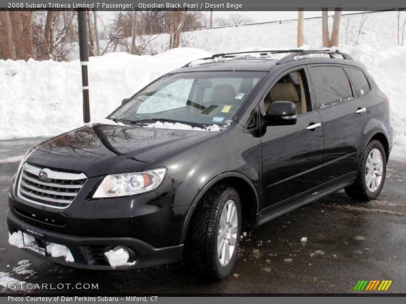 Obsidian Black Pearl / Desert Beige 2008 Subaru Tribeca Limited 7 Passenger