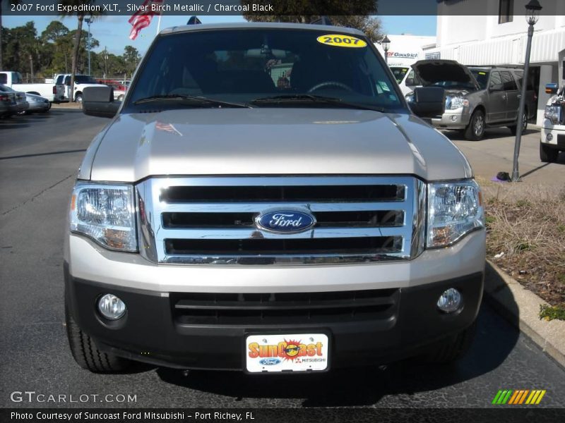 Silver Birch Metallic / Charcoal Black 2007 Ford Expedition XLT