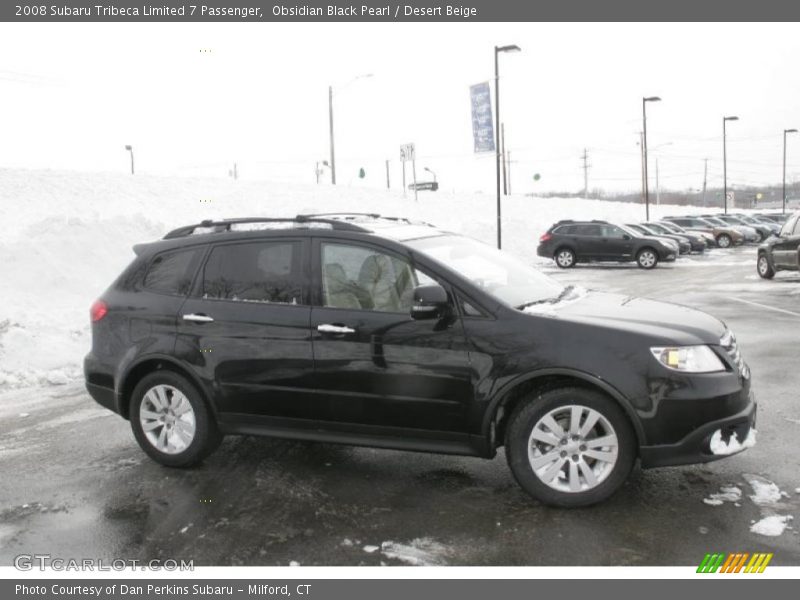 Obsidian Black Pearl / Desert Beige 2008 Subaru Tribeca Limited 7 Passenger