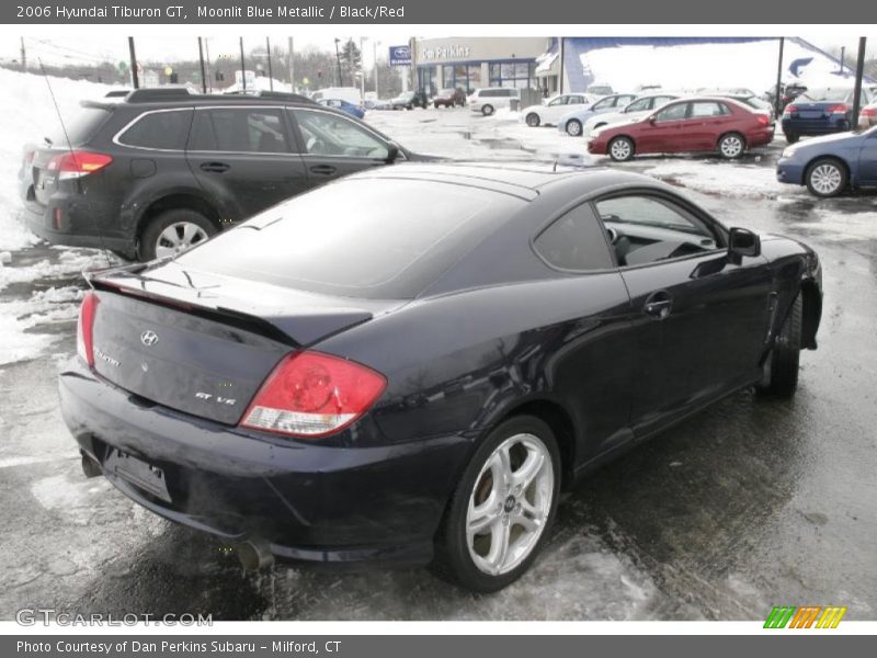 Moonlit Blue Metallic / Black/Red 2006 Hyundai Tiburon GT