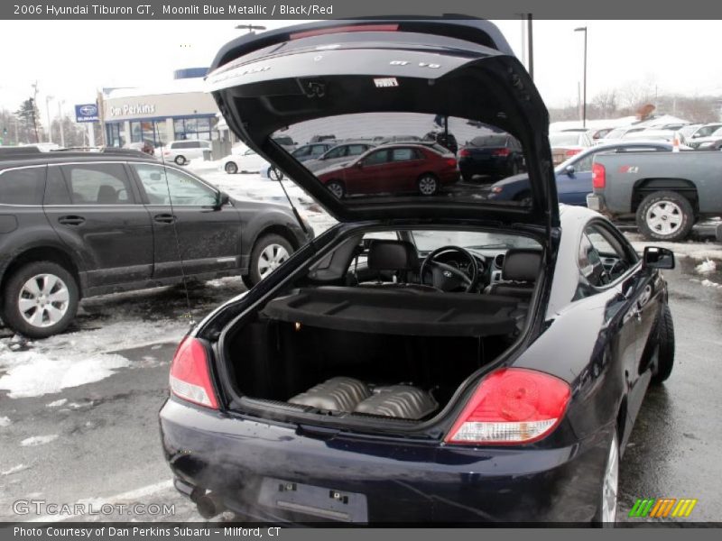 Moonlit Blue Metallic / Black/Red 2006 Hyundai Tiburon GT