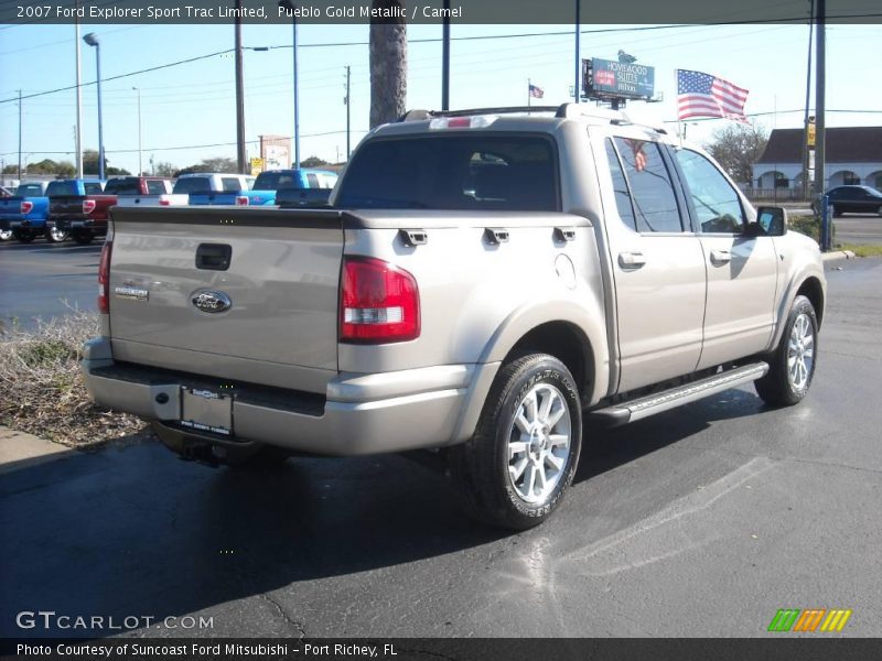 Pueblo Gold Metallic / Camel 2007 Ford Explorer Sport Trac Limited