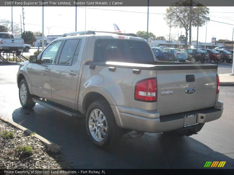 Pueblo Gold Metallic / Camel 2007 Ford Explorer Sport Trac Limited
