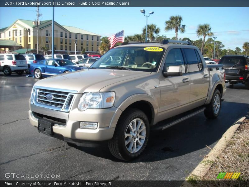 Pueblo Gold Metallic / Camel 2007 Ford Explorer Sport Trac Limited