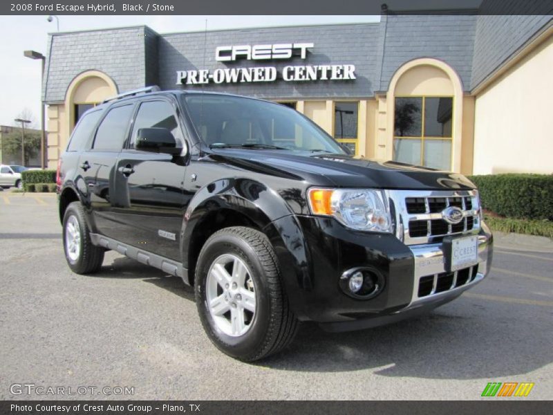 Black / Stone 2008 Ford Escape Hybrid