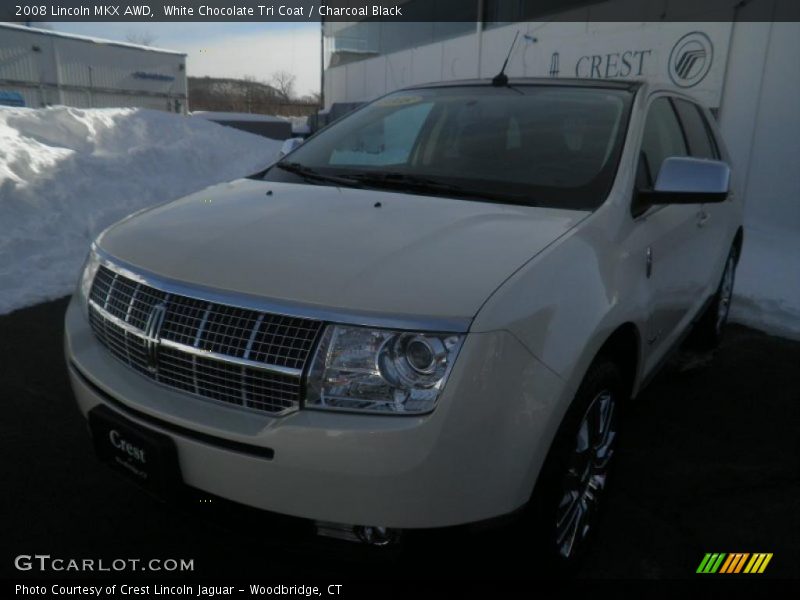 White Chocolate Tri Coat / Charcoal Black 2008 Lincoln MKX AWD