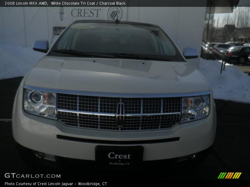 White Chocolate Tri Coat / Charcoal Black 2008 Lincoln MKX AWD