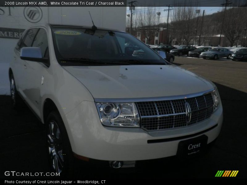 White Chocolate Tri Coat / Charcoal Black 2008 Lincoln MKX AWD