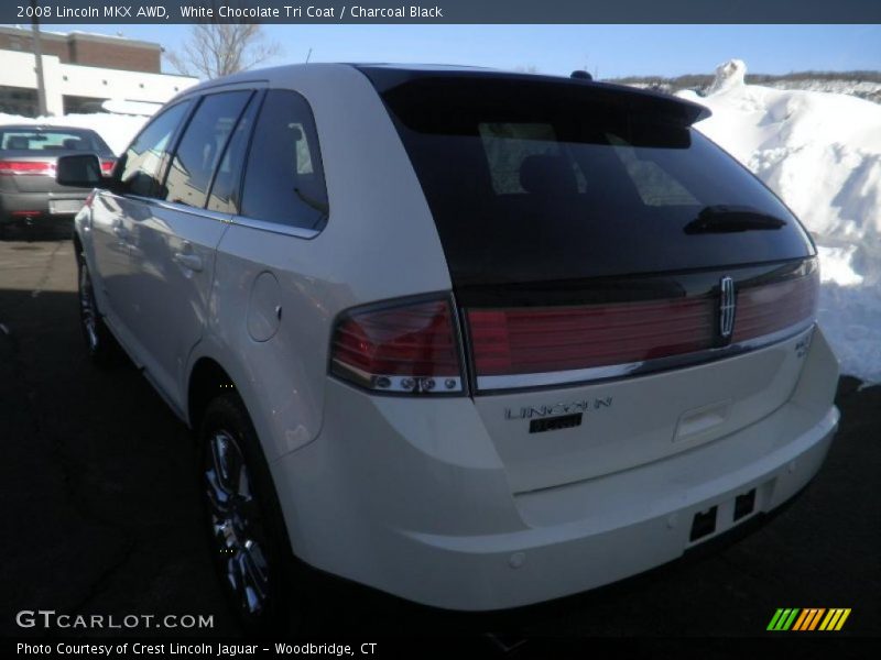 White Chocolate Tri Coat / Charcoal Black 2008 Lincoln MKX AWD