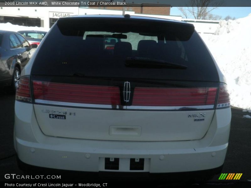 White Chocolate Tri Coat / Charcoal Black 2008 Lincoln MKX AWD