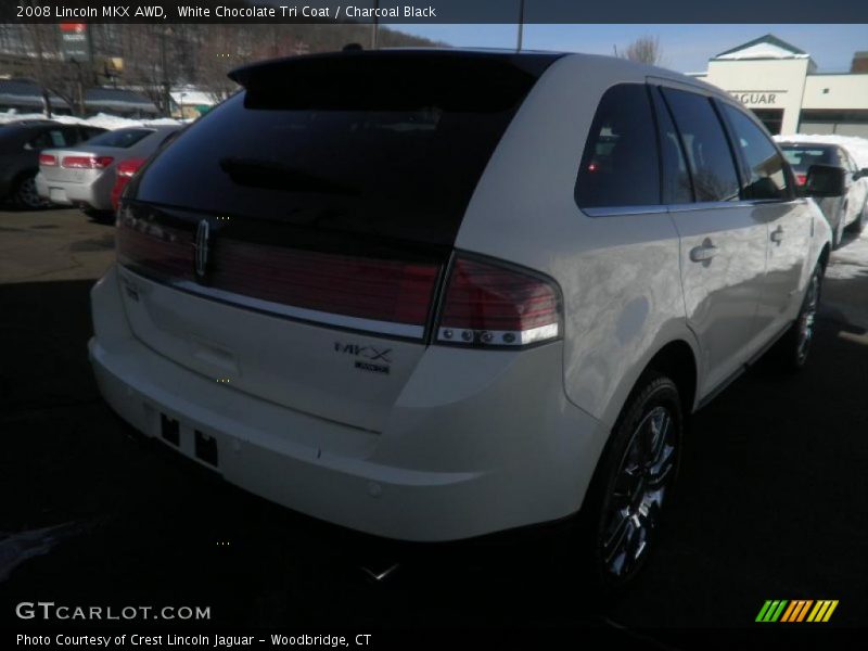 White Chocolate Tri Coat / Charcoal Black 2008 Lincoln MKX AWD