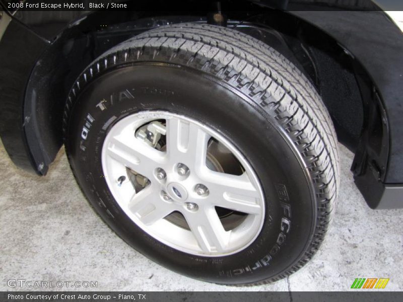 Black / Stone 2008 Ford Escape Hybrid