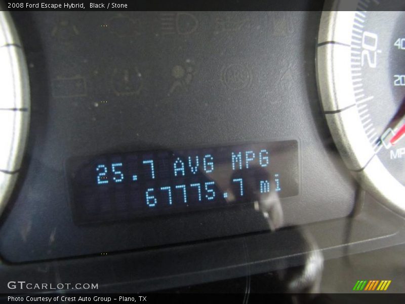 Black / Stone 2008 Ford Escape Hybrid