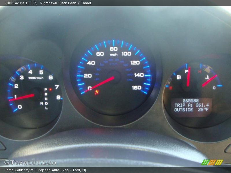 Nighthawk Black Pearl / Camel 2006 Acura TL 3.2