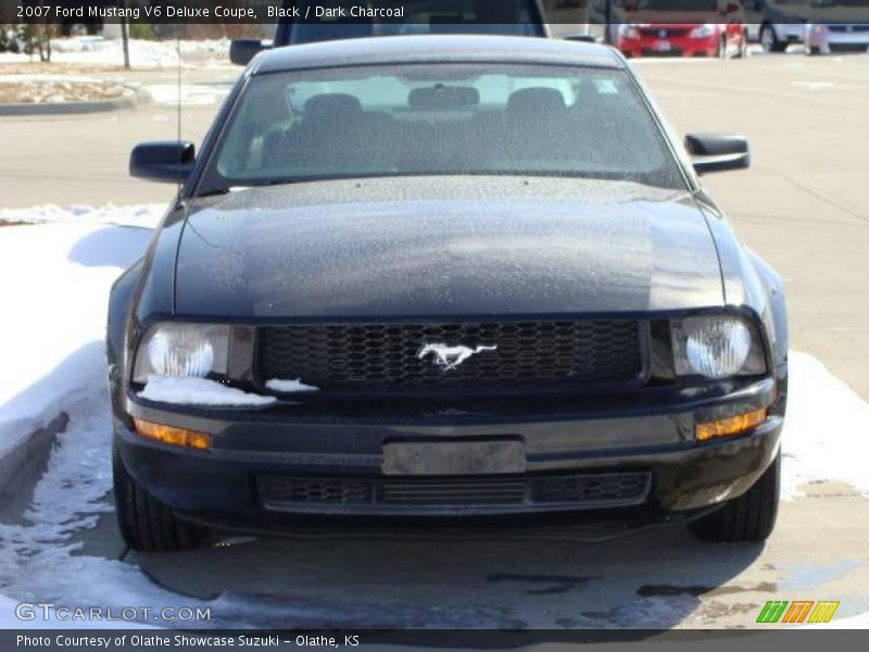 Black / Dark Charcoal 2007 Ford Mustang V6 Deluxe Coupe