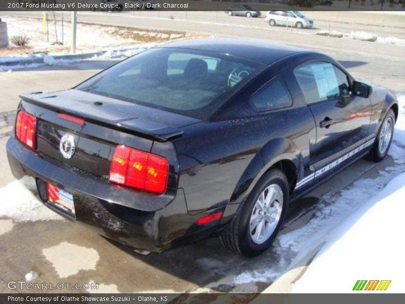 Black / Dark Charcoal 2007 Ford Mustang V6 Deluxe Coupe