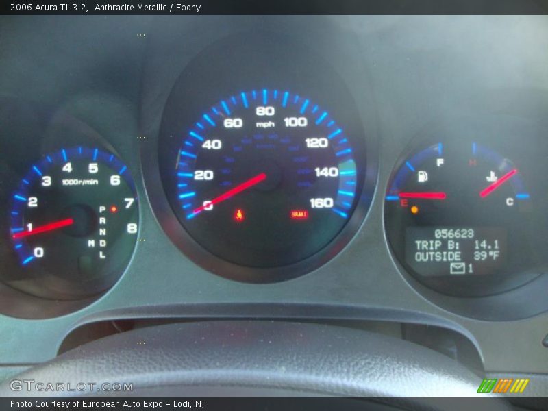 Anthracite Metallic / Ebony 2006 Acura TL 3.2