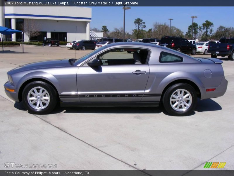 Tungsten Grey Metallic / Light Graphite 2007 Ford Mustang V6 Deluxe Coupe