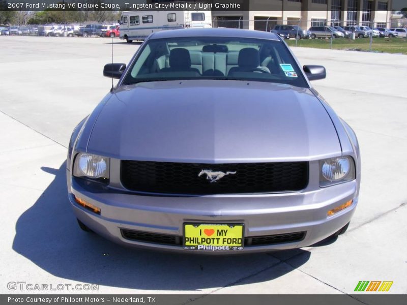 Tungsten Grey Metallic / Light Graphite 2007 Ford Mustang V6 Deluxe Coupe