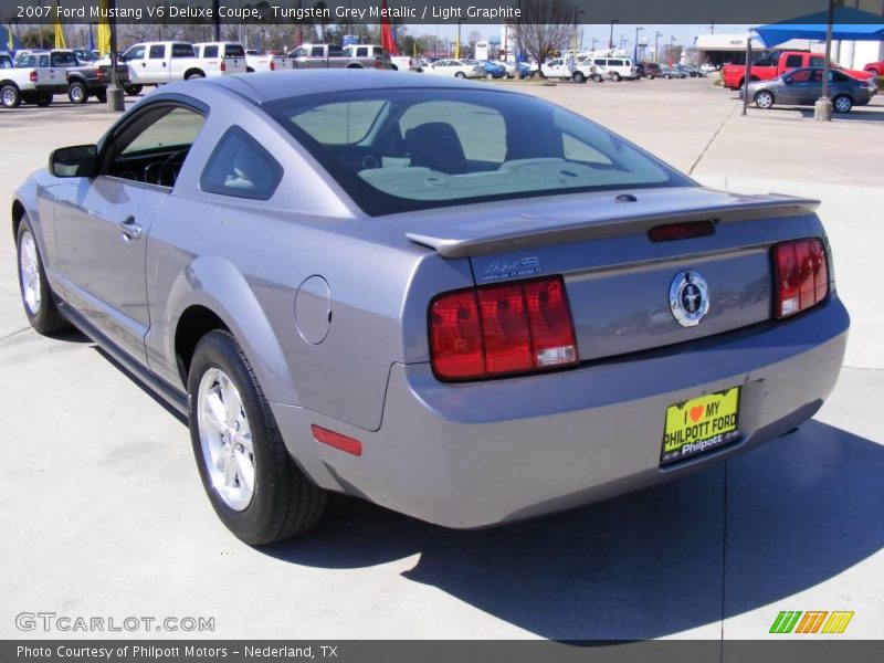 Tungsten Grey Metallic / Light Graphite 2007 Ford Mustang V6 Deluxe Coupe