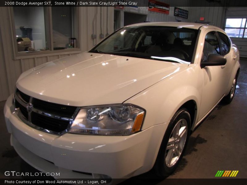 Stone White / Dark Slate Gray/Light Slate Gray 2008 Dodge Avenger SXT