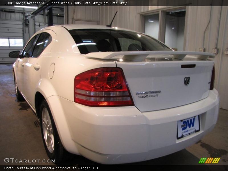 Stone White / Dark Slate Gray/Light Slate Gray 2008 Dodge Avenger SXT
