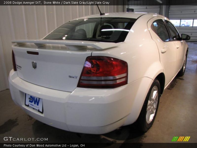 Stone White / Dark Slate Gray/Light Slate Gray 2008 Dodge Avenger SXT