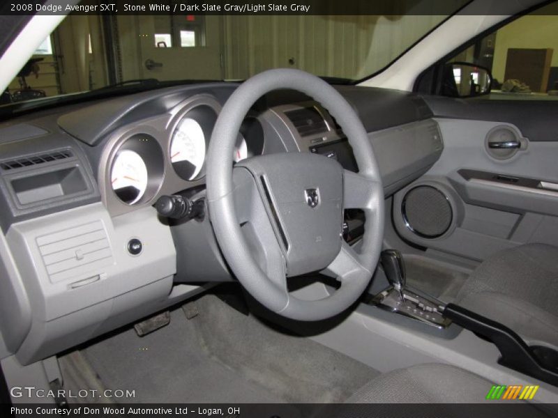 Stone White / Dark Slate Gray/Light Slate Gray 2008 Dodge Avenger SXT