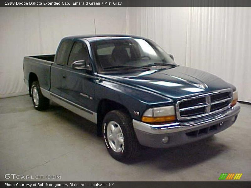 Emerald Green / Mist Gray 1998 Dodge Dakota Extended Cab