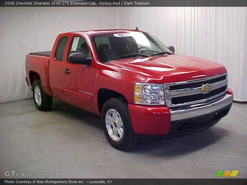 Victory Red / Dark Titanium 2008 Chevrolet Silverado 1500 Z71 Extended Cab